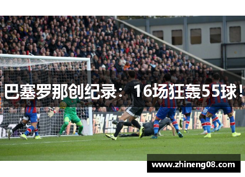 巴塞罗那创纪录：16场狂轰55球！